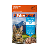 Feline Natural Freeze Dried Cat Food - Beef Feast 320g