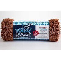 Soggy Doggy Doormat Large - Plain Caramel - with oatmeal Bone