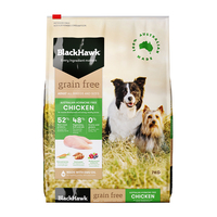 Black Hawk Dry Dog Food Grain Free Chicken 7kg