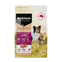 Black Hawk Dry Dog Food Grain Free Lamb 2.5kg