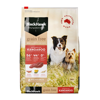 Black Hawk Dry Dog Food Grain Free Kangaroo 7kg