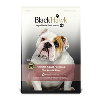 Black Hawk Adult Dry Dog Food Chicken & Rice Formula 20kg