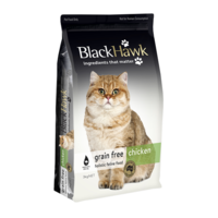 Black Hawk Adult Dry Cat Food Grain Free Chicken 3kg