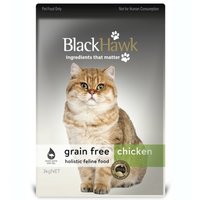 Black Hawk Adult Dry Cat Food Grain Free Chicken 1.5kg