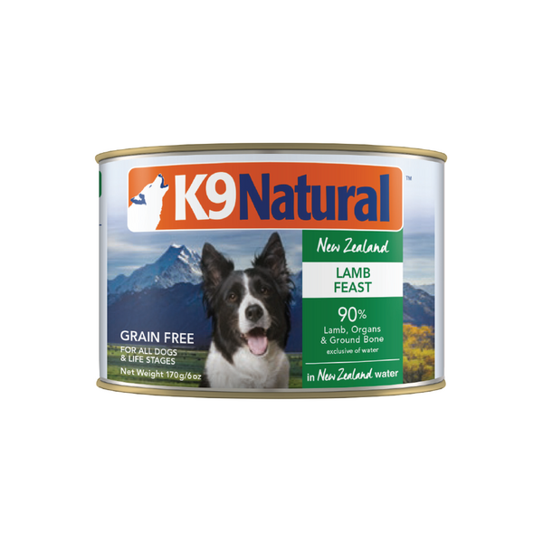 K9 Natural Lamb Feast 170g can