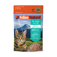 Feline Natural Freeze Dried Cat Food - Beef and Hoki Feast 320g