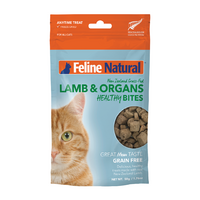 Feline Natural Cat Treats - Healthy Lamb Bites 50g