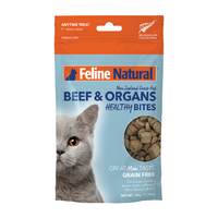 Feline Natural Cat Treats - Healthy Beef Bites 50g