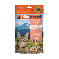 Feline Natural Freeze Dried Cat Food - Lamb and King Salmon Feast 100g 