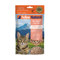 Feline Natural Freeze Dried Cat Food - Lamb and King Salmon Feast 100g
