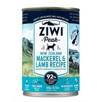 Ziwi Peak Canned Mackerel & Lamb For Dogs - 390g x 12 cans