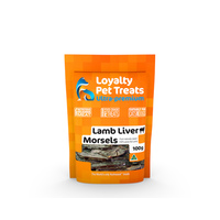 Loyalty Pet Treats Lamb Liver Morsels 100g