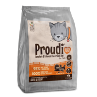 Proudi Turkey & Chicken Patties for Adult Cats 1.26kg (14 x 90g patties) - Pick Up Only