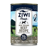 ZiwiPeak Moist Beef for Dogs - 390g x 12 cans