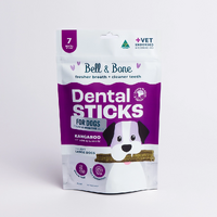 Adult Dog Dental Sticks - Kangaroo, Mint and Turmeric Large
