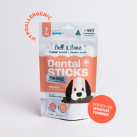 Adult Dog Dental Sticks - Salmon, Mint and Charcoal Small