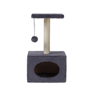 Charlie's Colour Tv Cat Tree - Grey - 30x30x53cm