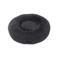 Charlie’s Faux Fur Fluffy Calming Pet Bed Nest - Charcoal/Large