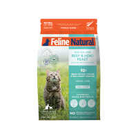 Feline Natural Freeze Dried Cat Food - Beef and Hoki Feast 800g