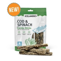 Cod & Spinach Combo Sticks For Dogs