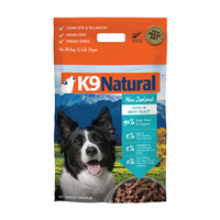 K9 Natural Freeze Dried Dog Food - Hoki & Beef Feast 1.8kg