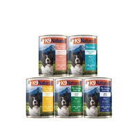 K9 Natural 370g Cans Variety Packs of 12