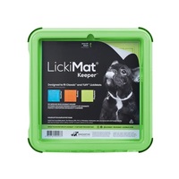 LickiMat Indoor Keeper [Colour: Green] with Soother Green or Buddy Turquoise