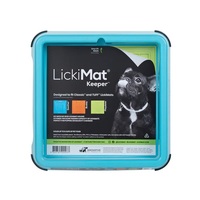 LickiMat Indoor Keeper [Colour: Turquoise] with Soother Green or Buddy Turquoise
