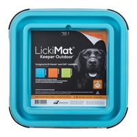 LickiMat Outdoor Keeper [ Colour: Turquoise]. With Soother Green or Buddy Turquoise