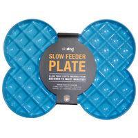 LickiMat SloDog No Gulp Slow Feeder Plate [Colour: Blue]