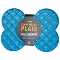Lickimat SloDog No Gulp Slow Feeder Plate [Colour: Blue]