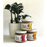 Mimi & Munch PEANUT BUTTER/TURMERIC BUTTER/CAROB SPREAD