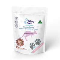 FreezyPaws Superpremium Human Grade Freeze-Dried Kangaroo Steak Raw Treats 80g