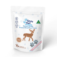 FreezyPaws Superpremium Human Grade Freeze-Dried Venison Steak Raw Treats 70g