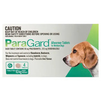 Paragard Allwormer For Medium Dogs 4pk