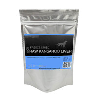 Freeze Dried Kangaroo Liver - Natural Australian Treats for dogs and cats 100g