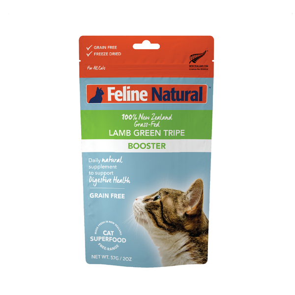 Feline Natural Freeze Dried Booster - Lamb Green Tripe 57g