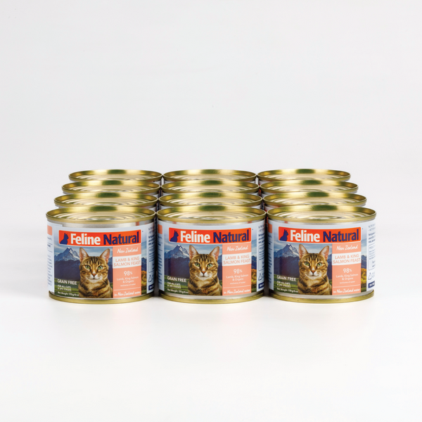 Feline Natural Lamb and King Salmon Feast 12 x 170g cans
