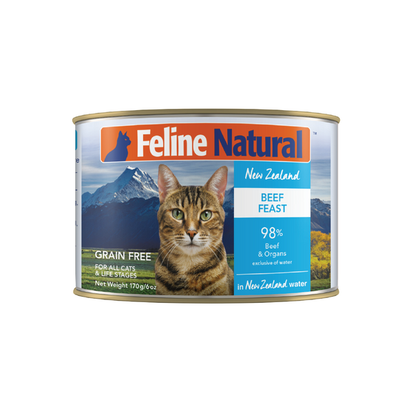Feline Natural Beef Feast 170g can