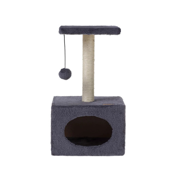 Charlie's Colour Tv Cat Tree - Grey - 30x30x53cm