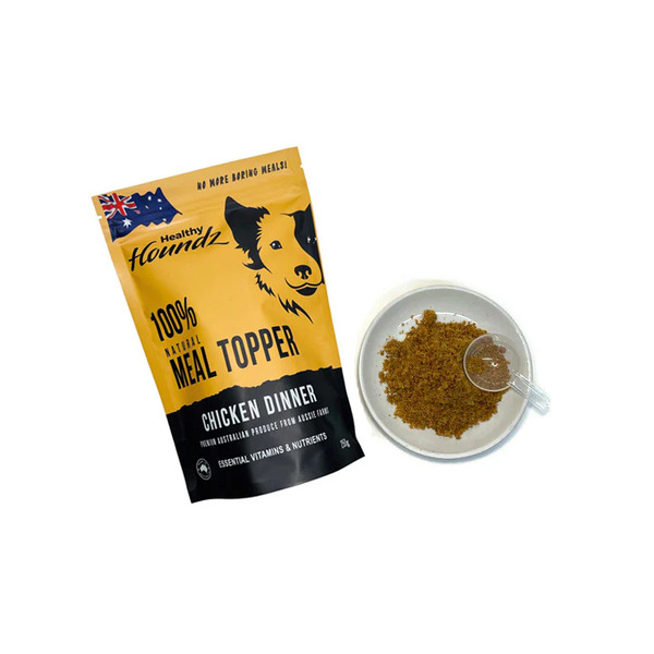 DoggieBalm Healthy Houndz Chicken Dinner Natural Meal Topper + Scoop 300g