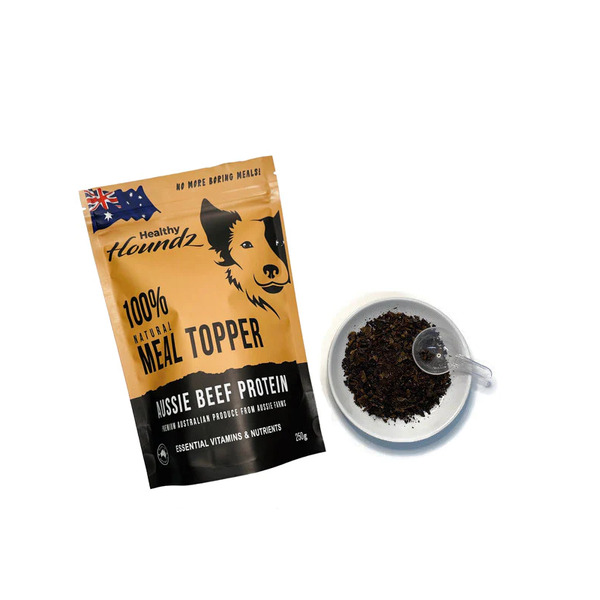 DoggieBalm Healthy Houndz Beef Protein Natural Meal Topper + Scoop 300g