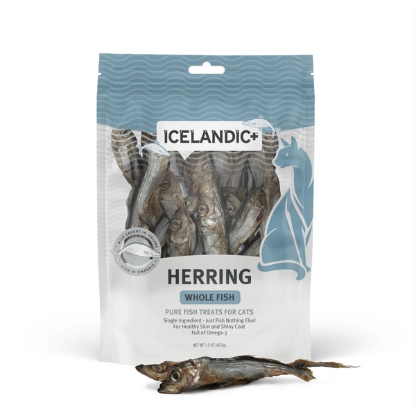 Icelandic+ Herring Whole Fish Cat Treats 42.5g