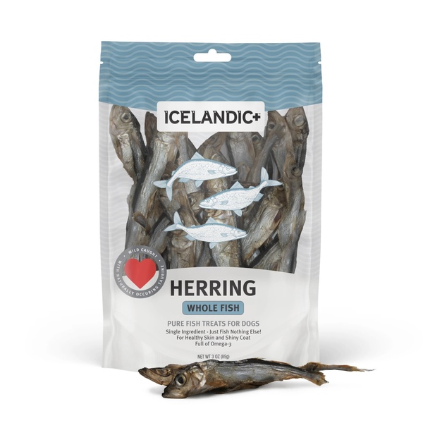 Icelandic+ Herring Whole Fish Dog Treats 85g