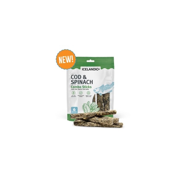 Cod & Spinach Combo Sticks For Dogs