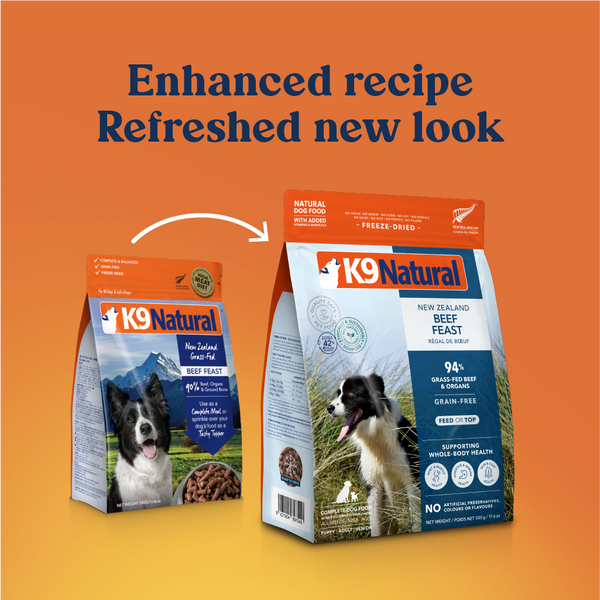 K9 Natural Freeze Dried Dog Food Beef Feast