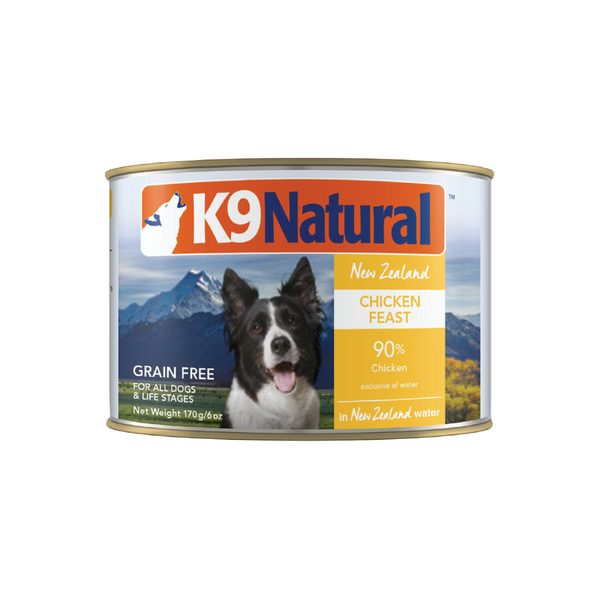 K9 Natural Chicken Feast 170g x 12 cans