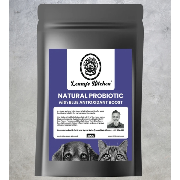Lenny’s Kitchen Natural Probiotic with Blue Antioxidant Boost 200G