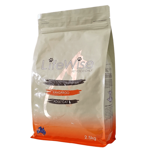 LIFEWISE PET NUTRITION Cat -  Kangaroo with lamb and rice 2.5kg