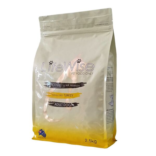 LIFEWISE PET NUTRITION  Dog - Turkey and vegetables (grain free) 2.5kg